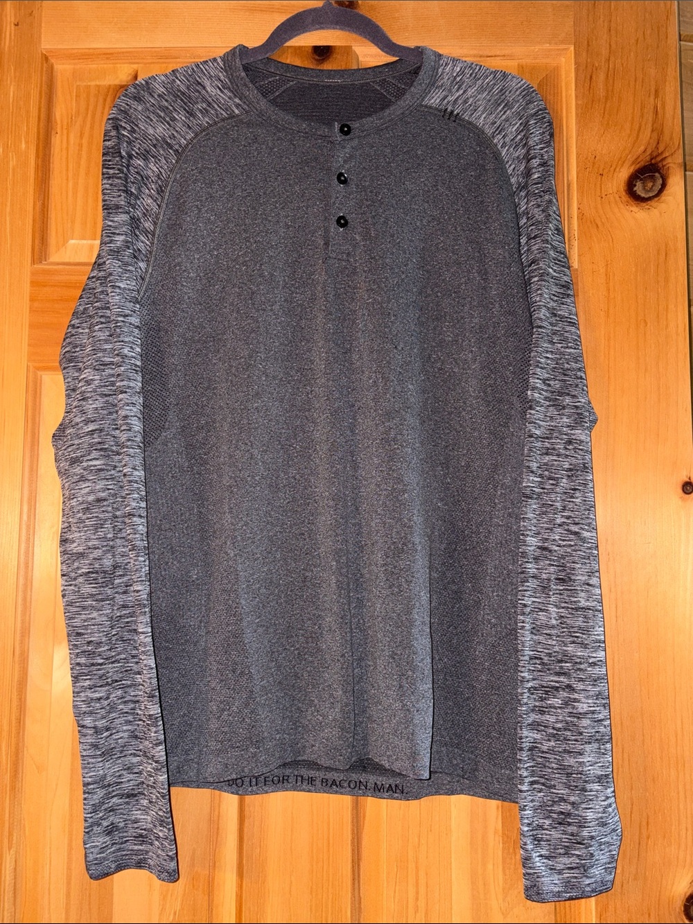 Men's Lululemon Long-Sleeve Grey Henley